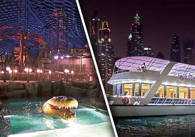 IMG World and Dhow Cruise Combo